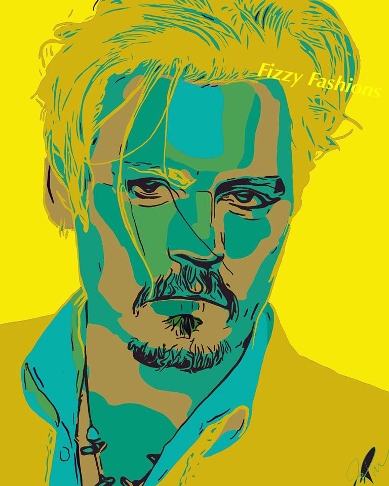 Johnny Depp Art Print image 0