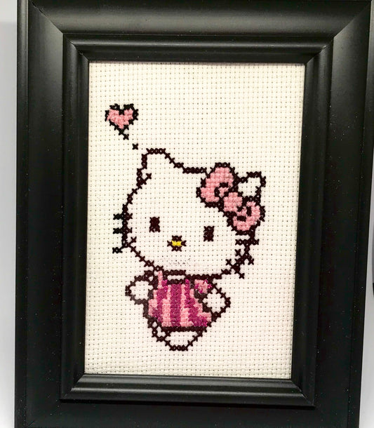Hello Kitty Cross stitch  image 0