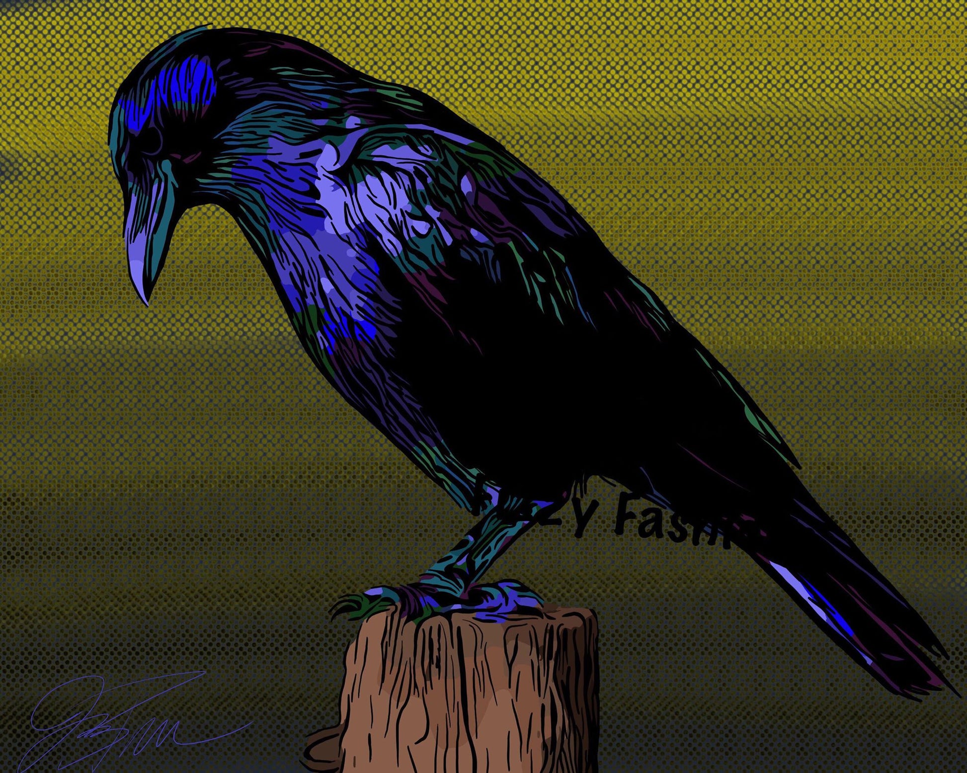 Crow Art Print image 0