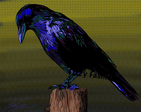 Crow Art Print image 0